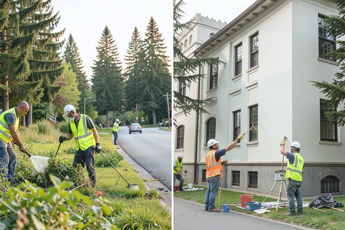 Street Tree Pruning in Hamilton, Skagit County, WA - Inventory review and route sequencing by block or grid