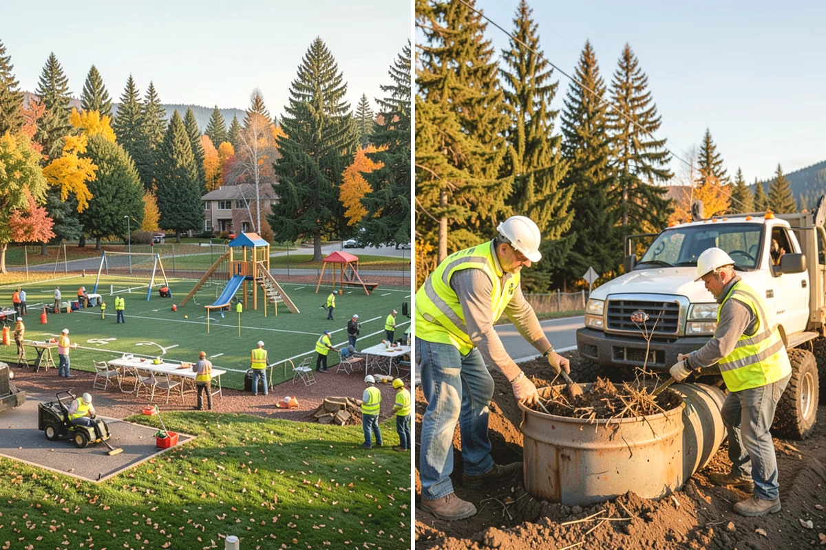 Street Tree Pruning in Issaquah, King County, WA - Inventory review and route sequencing by block or grid