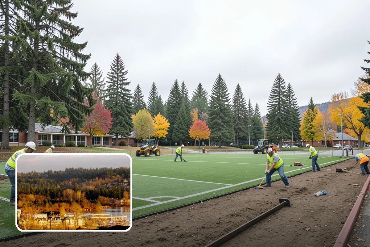 Street Tree Pruning in Kenmore, King County, WA - Restores code-required clearance over roadways, sidewalks, and signals