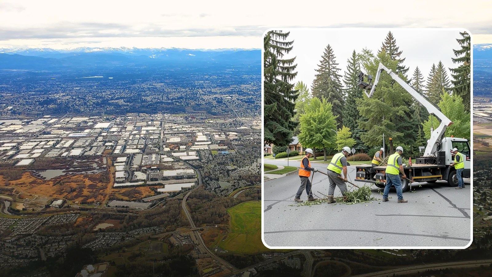 Street Tree Pruning in Kent, King County, WA - Cyclical ANSI A300 pruning of public street trees to preserve canopy health while maintaining legal clearances over roadways and...