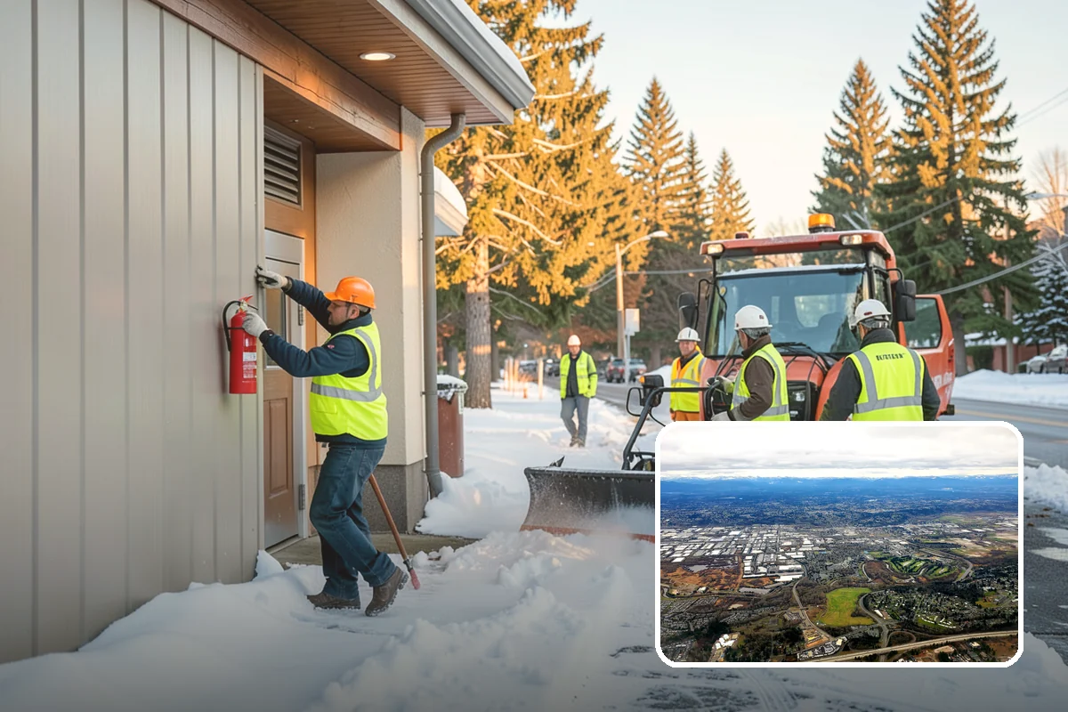 Street Tree Pruning in Kent, King County, WA - Restores code-required clearance over roadways, sidewalks, and signals