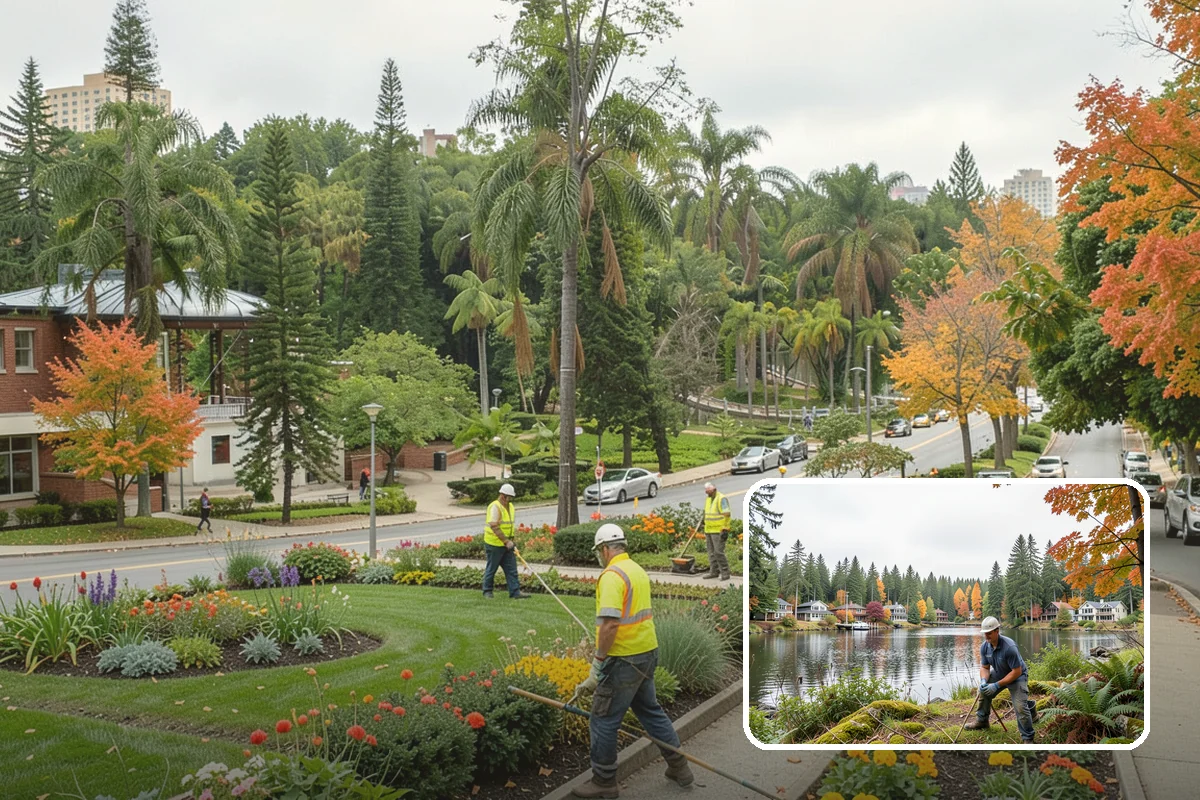Street Tree Pruning in La Conner, Skagit County, WA - Restores code-required clearance over roadways, sidewalks, and signals