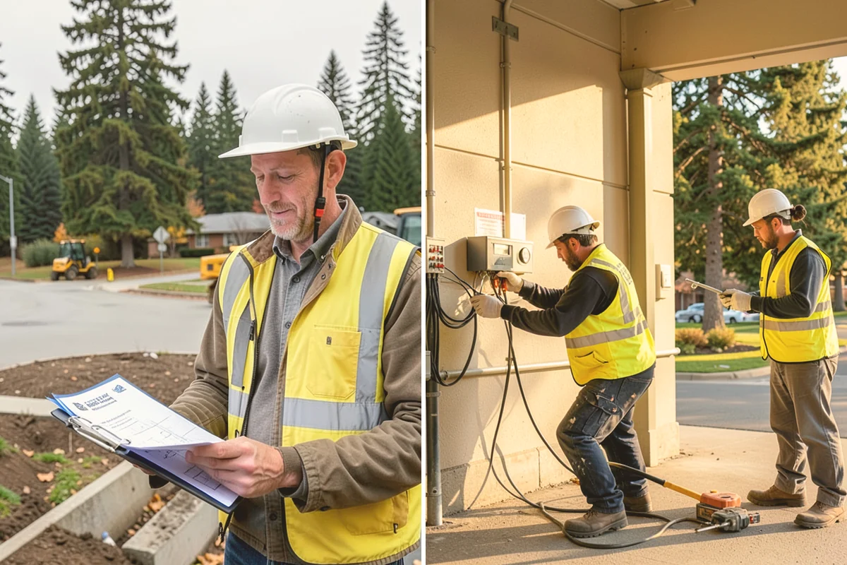 Street Tree Pruning in Langley, Island County, WA - Inventory review and route sequencing by block or grid