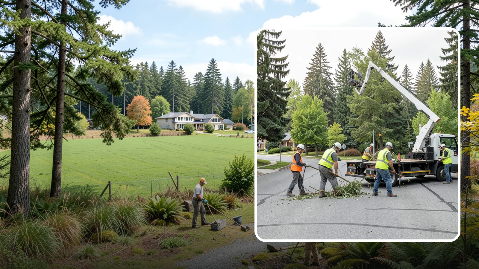 Street Tree Pruning in Lyman, Skagit County, WA - Cyclical ANSI A300 pruning of public street trees to preserve canopy health while maintaining legal clearances over roadways and...