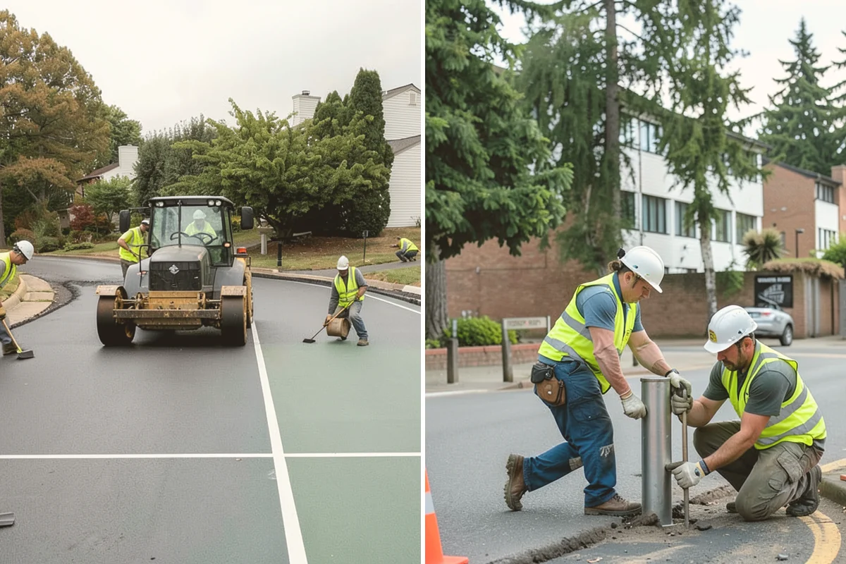 Street Tree Pruning in Milton, King County, WA - Inventory review and route sequencing by block or grid