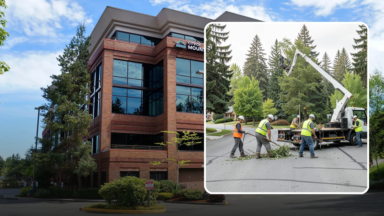 Street Tree Pruning in Mountlake Terrace, Snohomish County, WA - Cyclical ANSI A300 pruning of public street trees to preserve canopy health while maintaining legal clearances over roadways and...