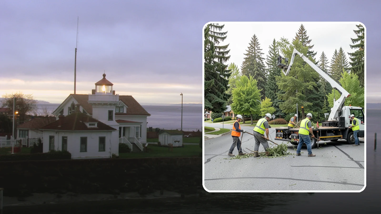 Street Tree Pruning in Mukilteo, Snohomish County, WA - Cyclical ANSI A300 pruning of public street trees to preserve canopy health while maintaining legal clearances over roadways and...