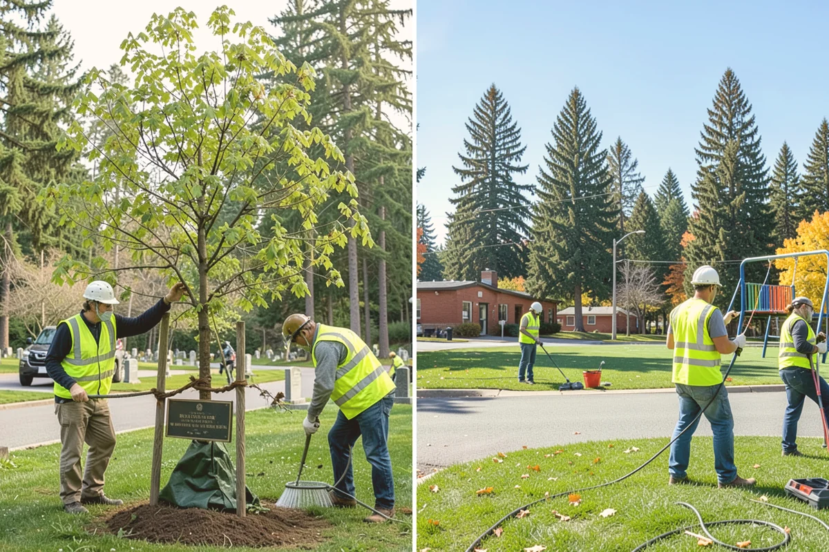Street Tree Pruning in Newcastle, King County, WA - Inventory review and route sequencing by block or grid