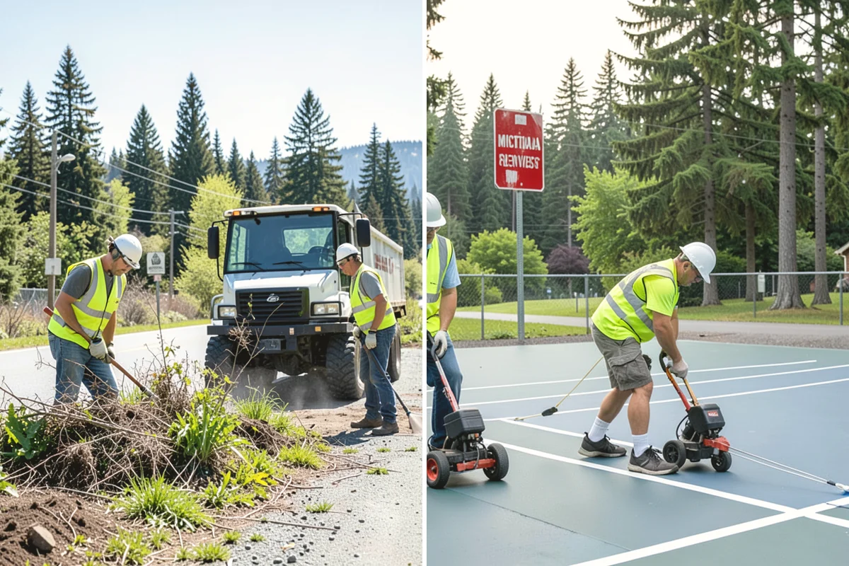 Street Tree Pruning in North Bend, King County, WA - Inventory review and route sequencing by block or grid