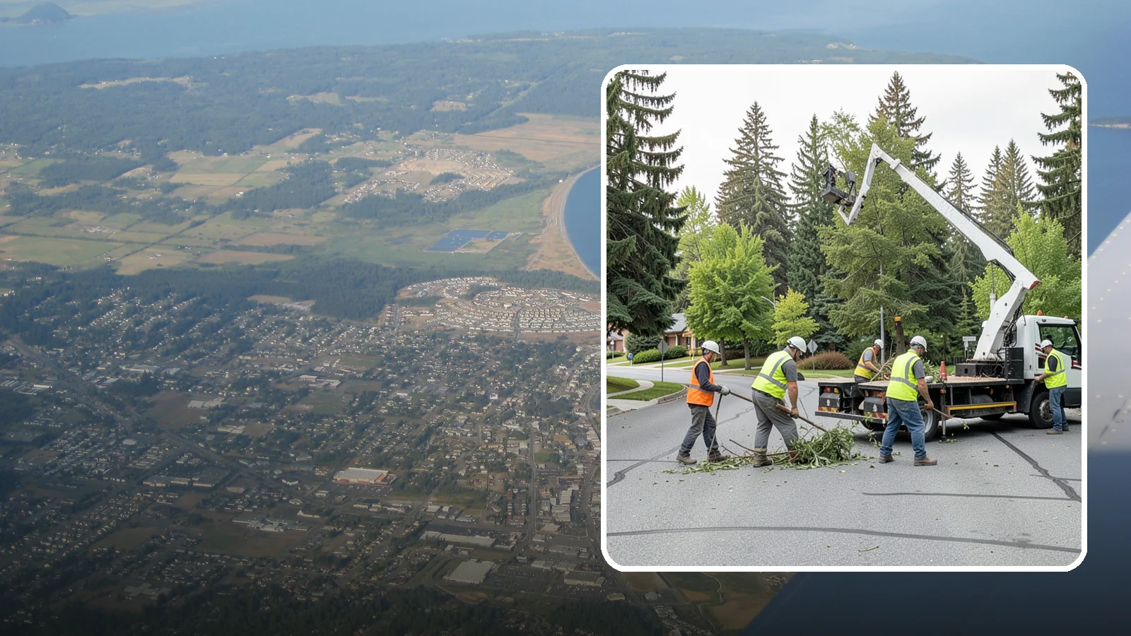 Street Tree Pruning in Oak Harbor, Island County, WA - Cyclical ANSI A300 pruning of public street trees to preserve canopy health while maintaining legal clearances over roadways and...