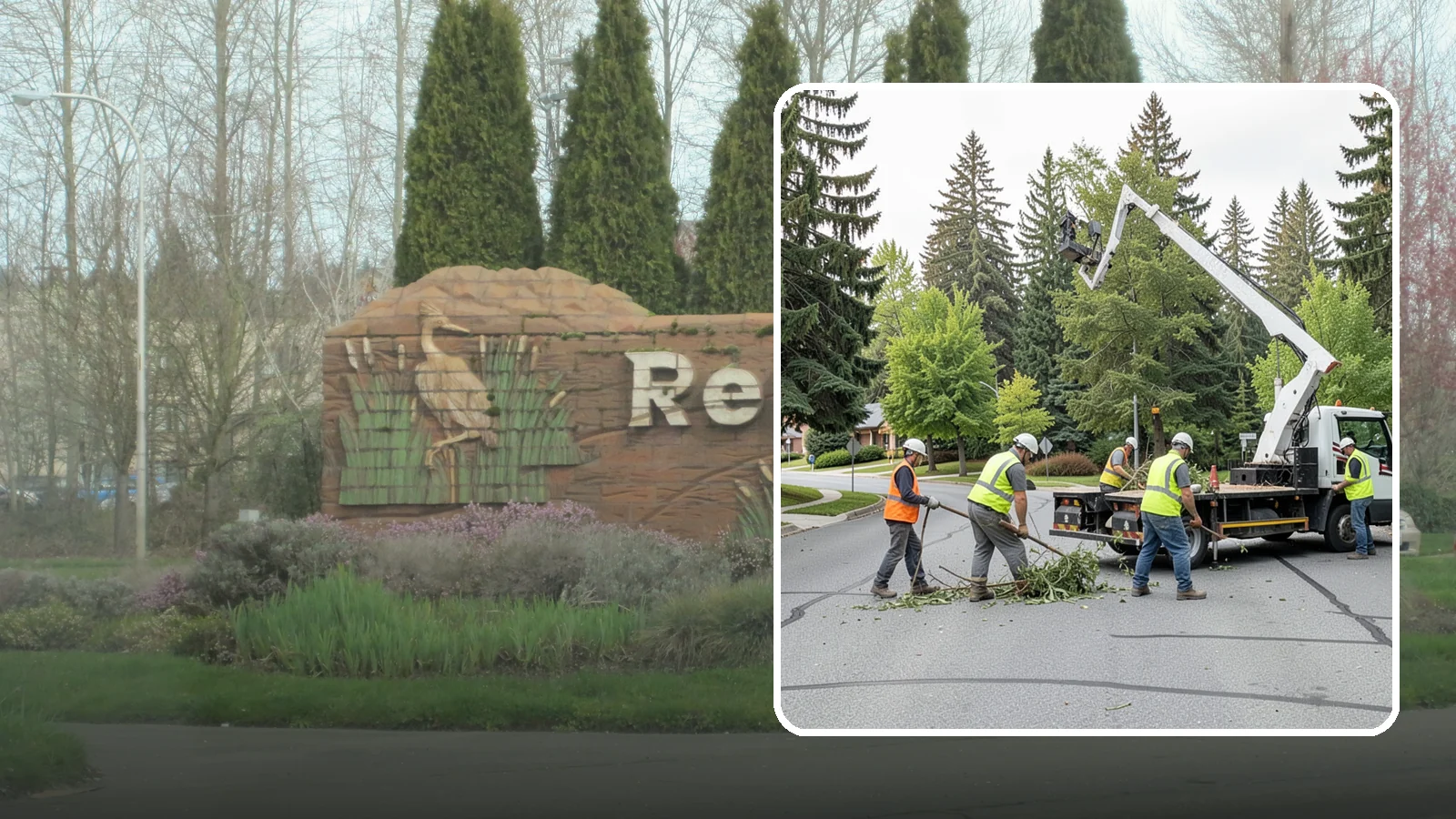 Street Tree Pruning in Renton, King County, WA - Cyclical ANSI A300 pruning of public street trees to preserve canopy health while maintaining legal clearances over roadways and...