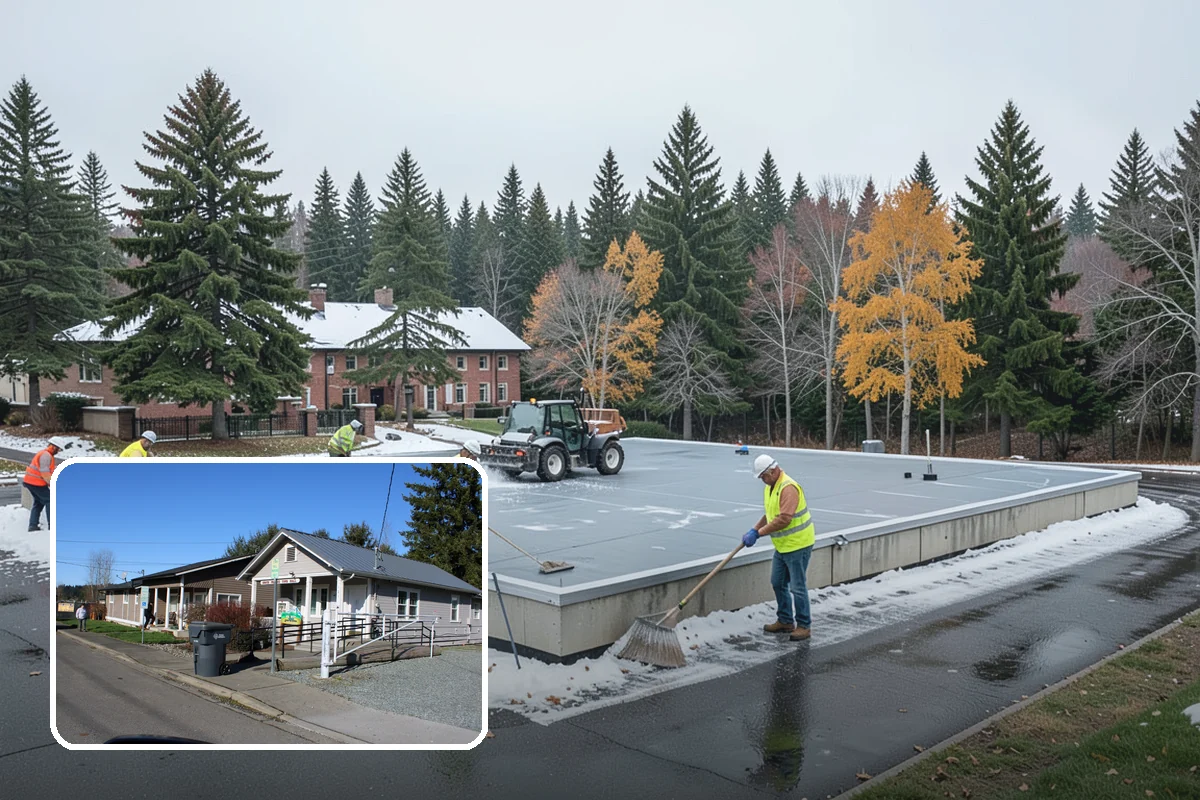 Street Tree Pruning in South Prairie, Pierce County, WA - Restores code-required clearance over roadways, sidewalks, and signals