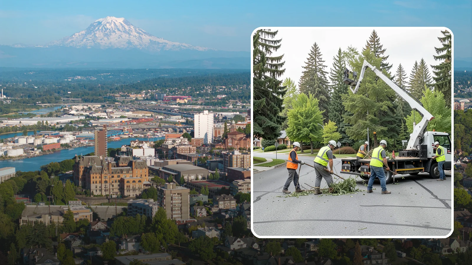 Street Tree Pruning in Tacoma, Pierce County, WA - Cyclical ANSI A300 pruning of public street trees to preserve canopy health while maintaining legal clearances over roadways and...