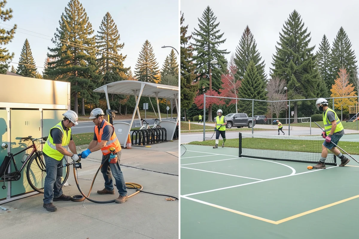 Street Tree Pruning in Woodinville, King County, WA - Inventory review and route sequencing by block or grid