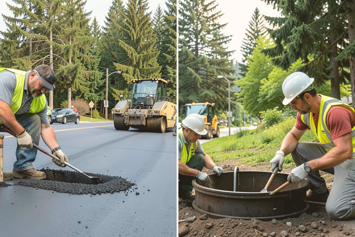 Street Tree Removal in Algona, King County, WA - Removal authorization, permitting, and utility locates confirmed