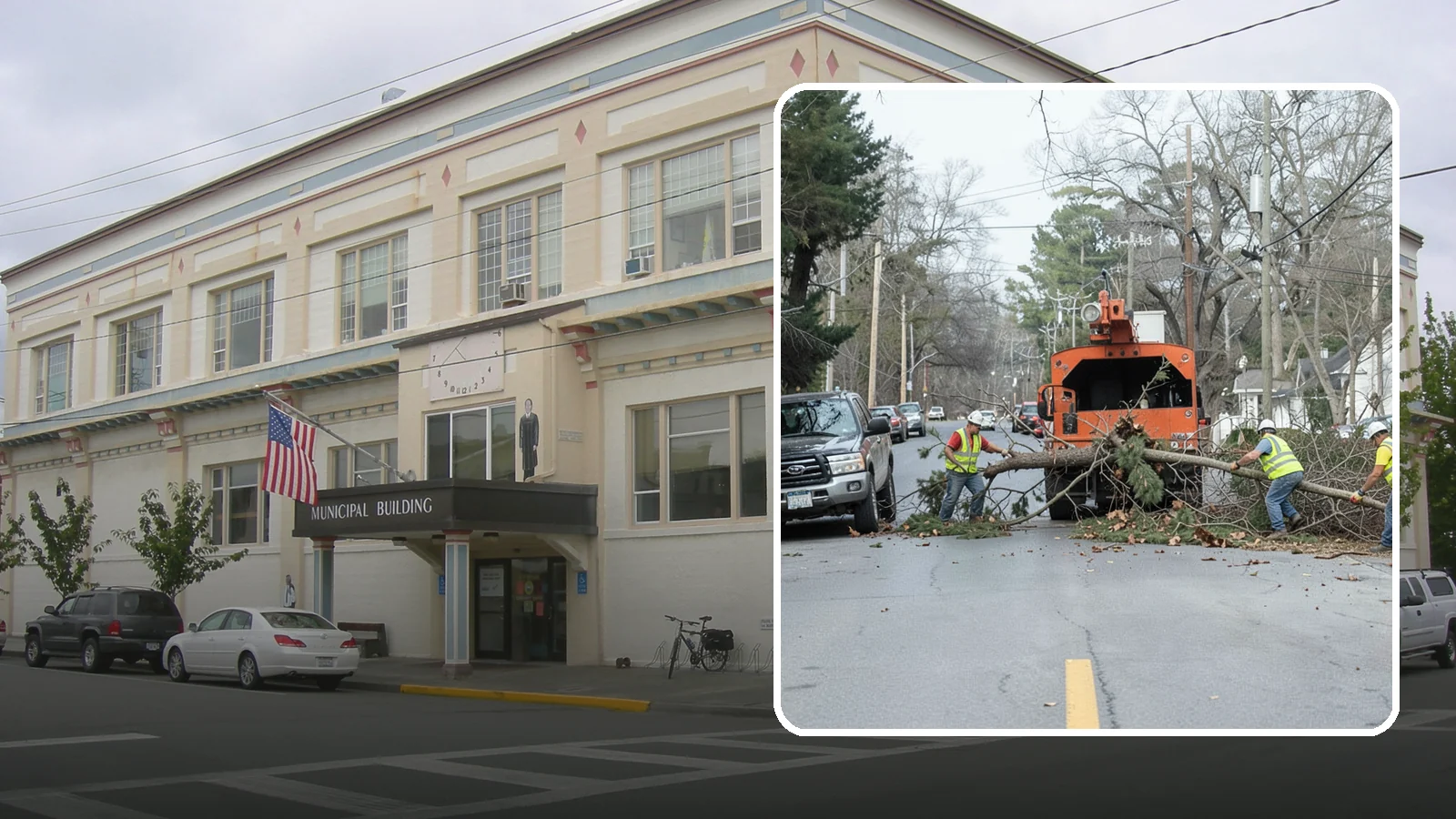 Street Tree Removal in Anacortes, Skagit County, WA - Permitted removal of dead, declining, or conflicting street trees in the public right-of-way with full traffic control and site...