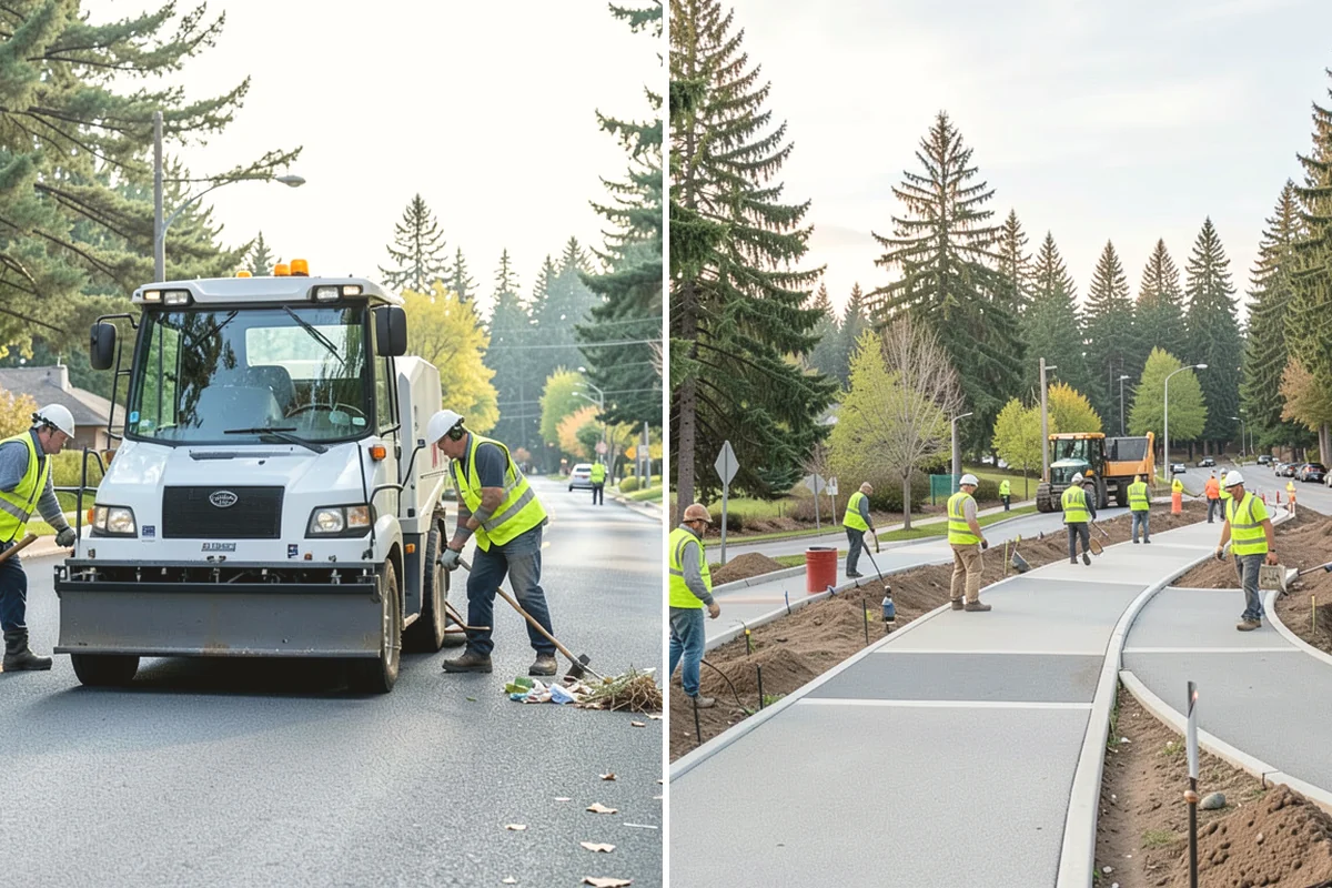 Street Tree Removal in Black Diamond, King County, WA - Removal authorization, permitting, and utility locates confirmed