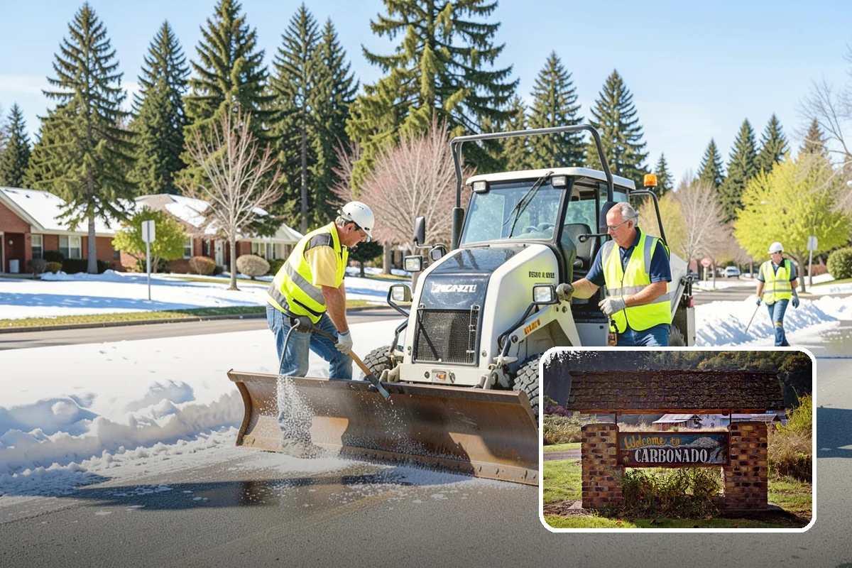 Street Tree Removal in Carbonado, Pierce County, WA - Eliminates hazard trees before failure across busy corridors