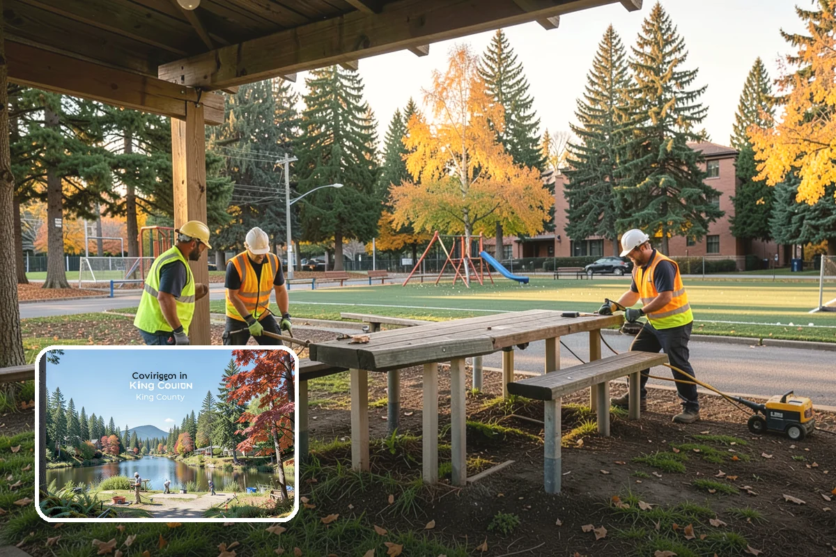 Street Tree Removal in Covington, King County, WA - Eliminates hazard trees before failure across busy corridors