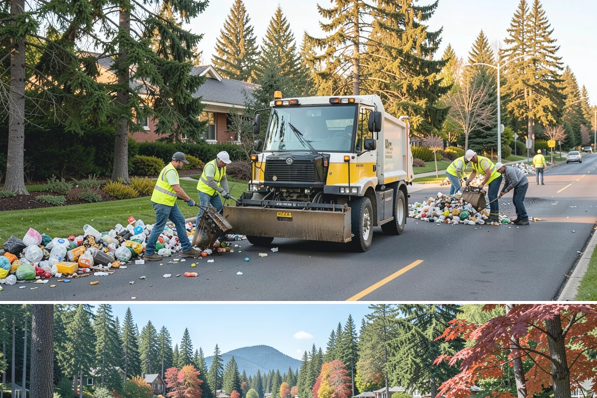 Street Tree Removal in Covington, King County, WA - Removals can proceed year-round for hazard cases, though non-emergency work is typically batched into the drier late-spring...