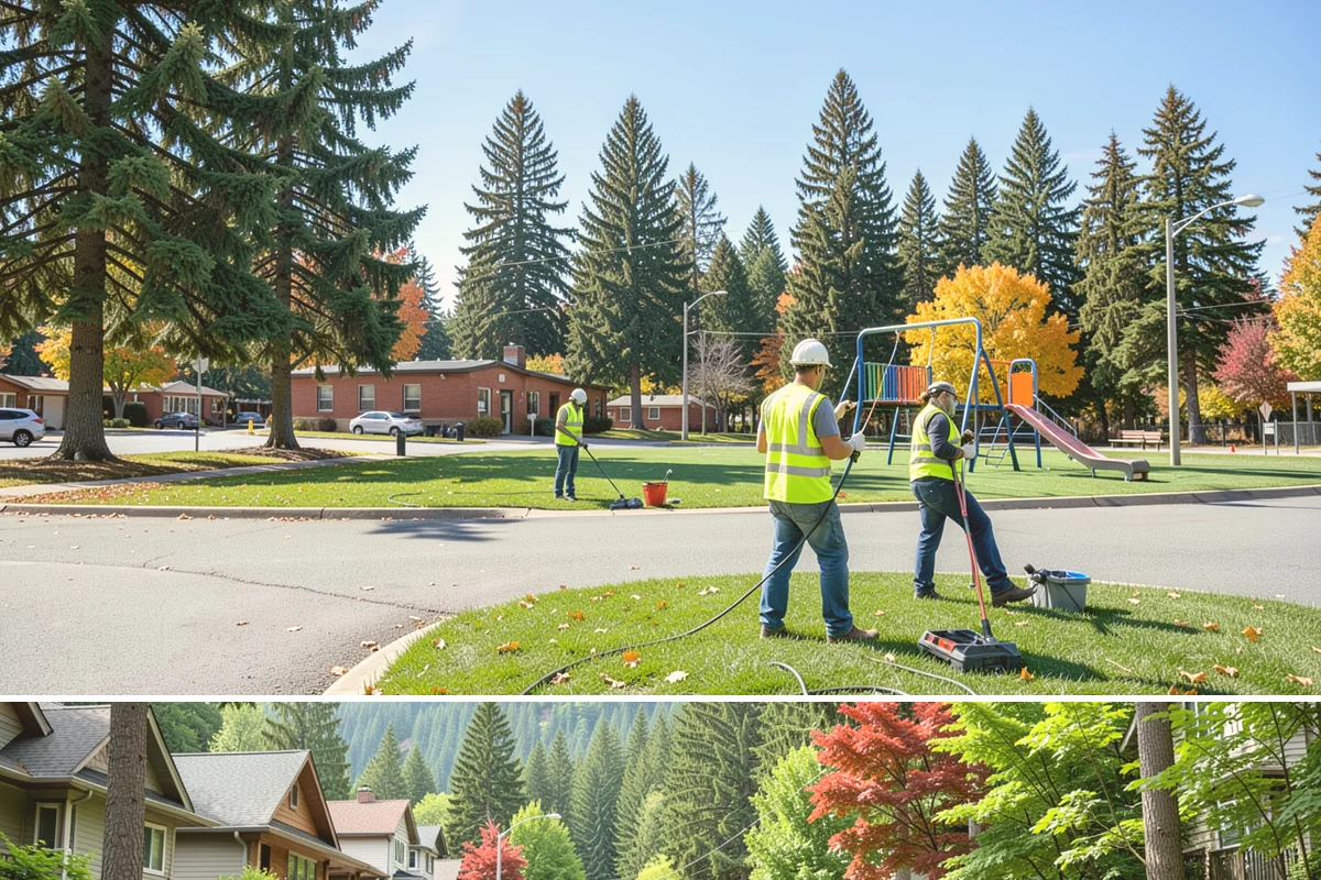 Street Tree Removal in Darrington, Snohomish County, WA - Removals can proceed year-round for hazard cases, though non-emergency work is typically batched into the drier late-spring...