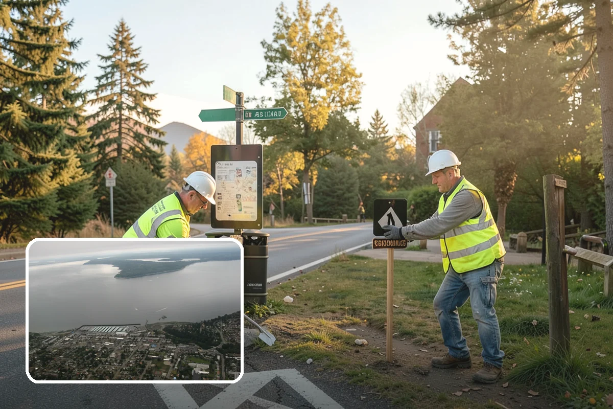 Street Tree Removal in Des Moines, King County, WA - Eliminates hazard trees before failure across busy corridors