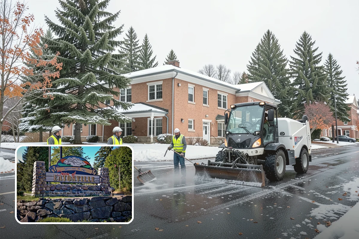 Street Tree Removal in Eatonville, Pierce County, WA - Eliminates hazard trees before failure across busy corridors
