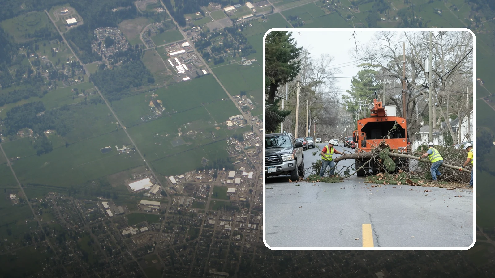 Street Tree Removal in Enumclaw, King County, WA - Permitted removal of dead, declining, or conflicting street trees in the public right-of-way with full traffic control and site...