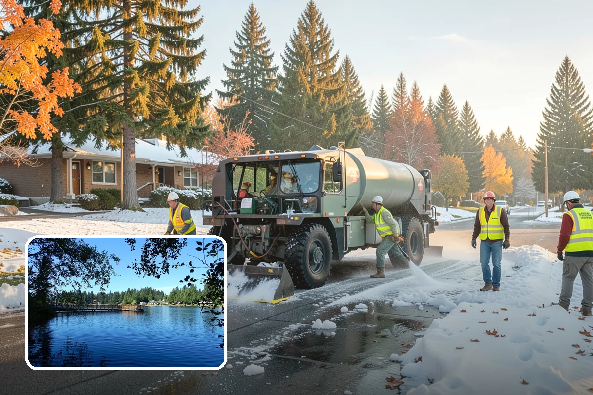 Street Tree Removal in Federal Way, King County, WA - Eliminates hazard trees before failure across busy corridors