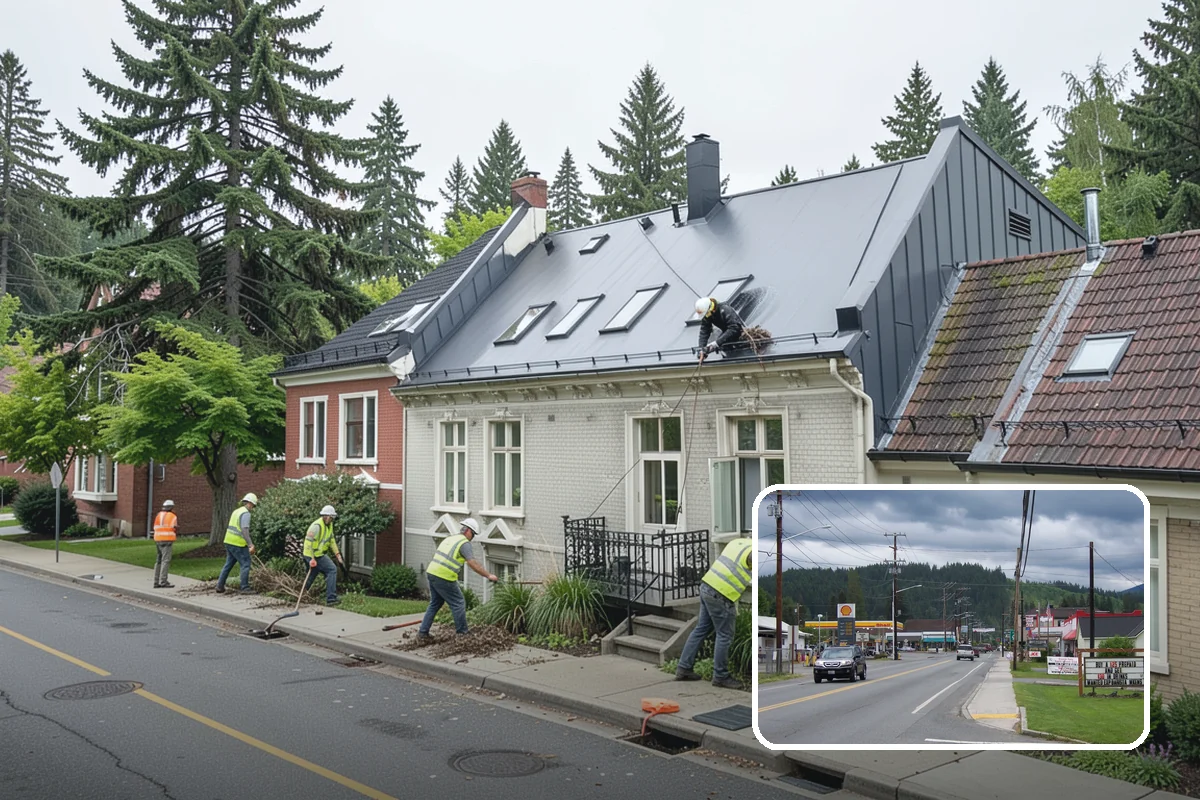 Street Tree Removal in Granite Falls, Snohomish County, WA - Eliminates hazard trees before failure across busy corridors