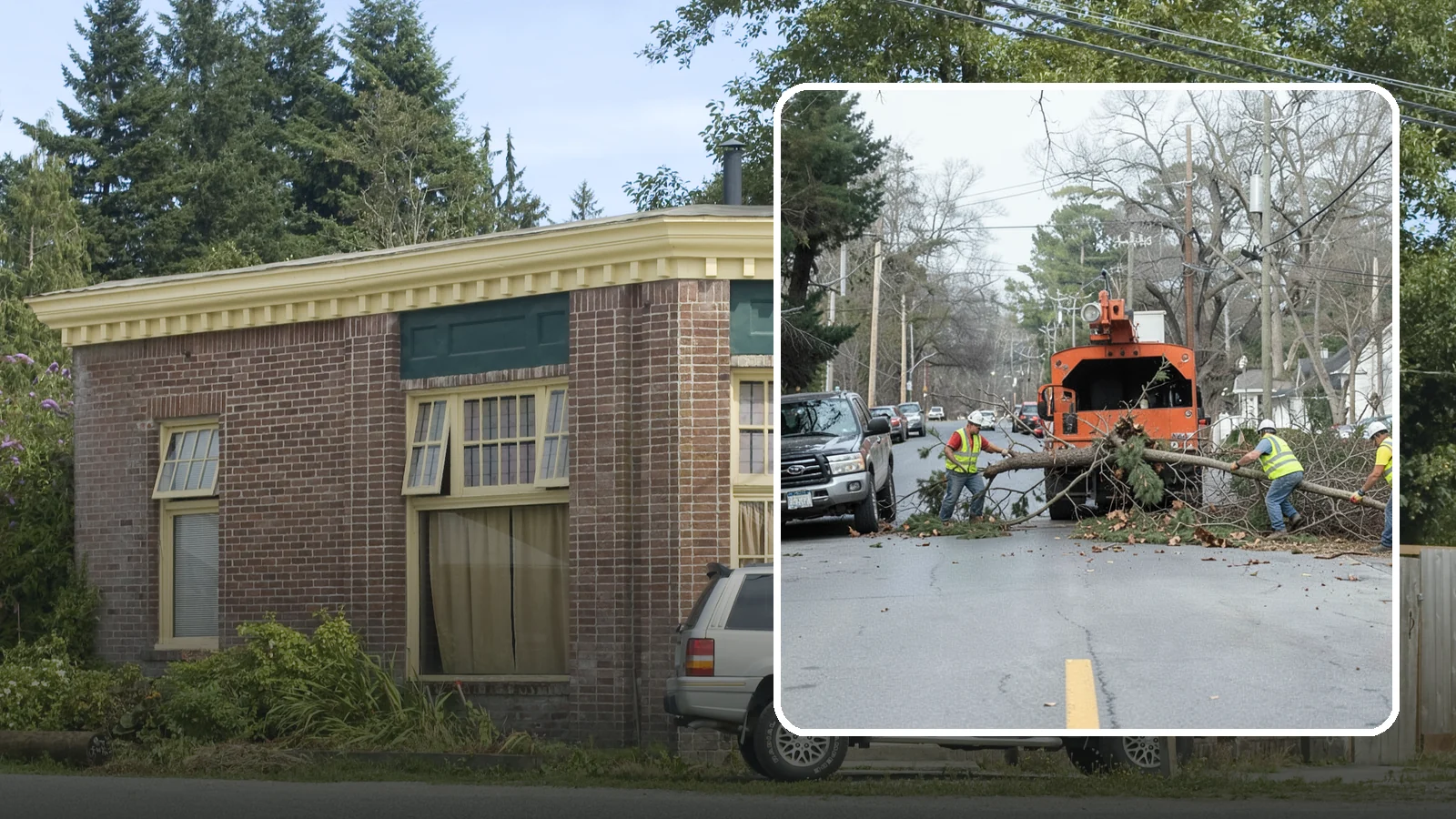 Street Tree Removal in Hamilton, Skagit County, WA - Permitted removal of dead, declining, or conflicting street trees in the public right-of-way with full traffic control and site...