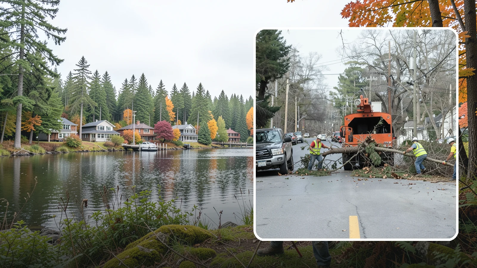 Street Tree Removal in La Conner, Skagit County, WA - Permitted removal of dead, declining, or conflicting street trees in the public right-of-way with full traffic control and site...