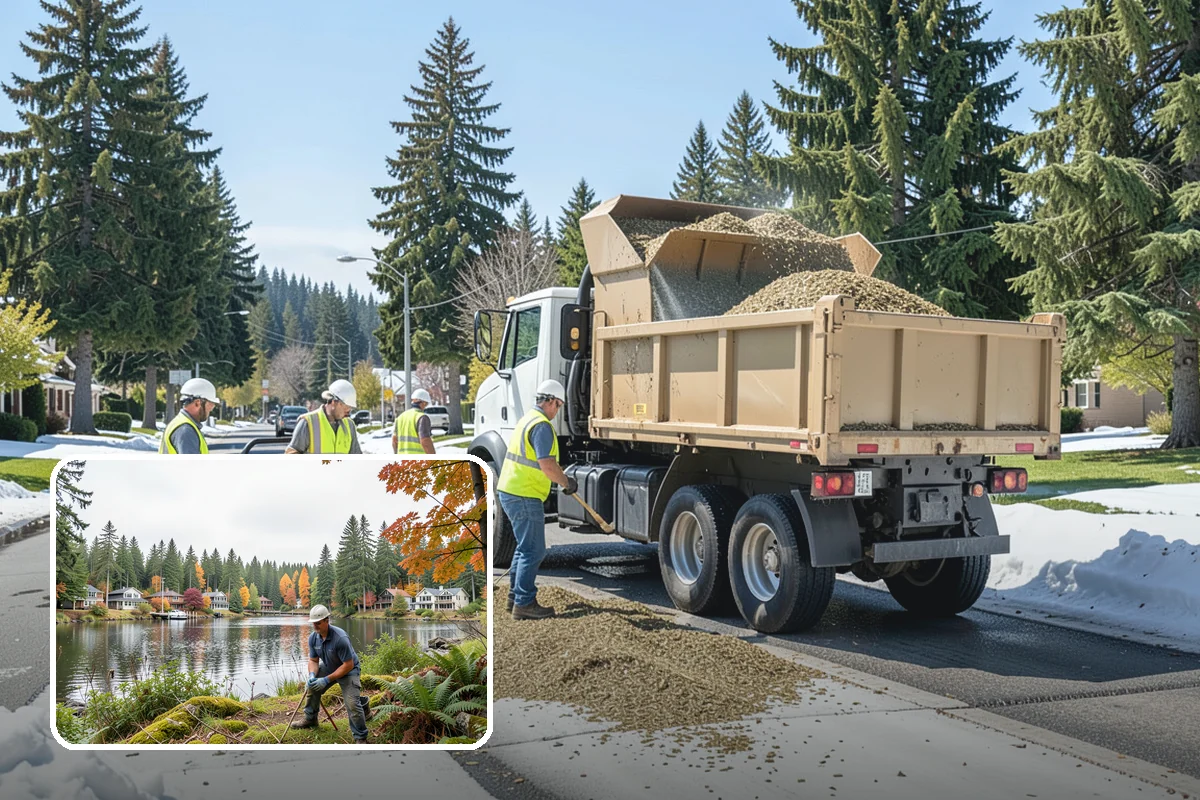 Street Tree Removal in La Conner, Skagit County, WA - Eliminates hazard trees before failure across busy corridors
