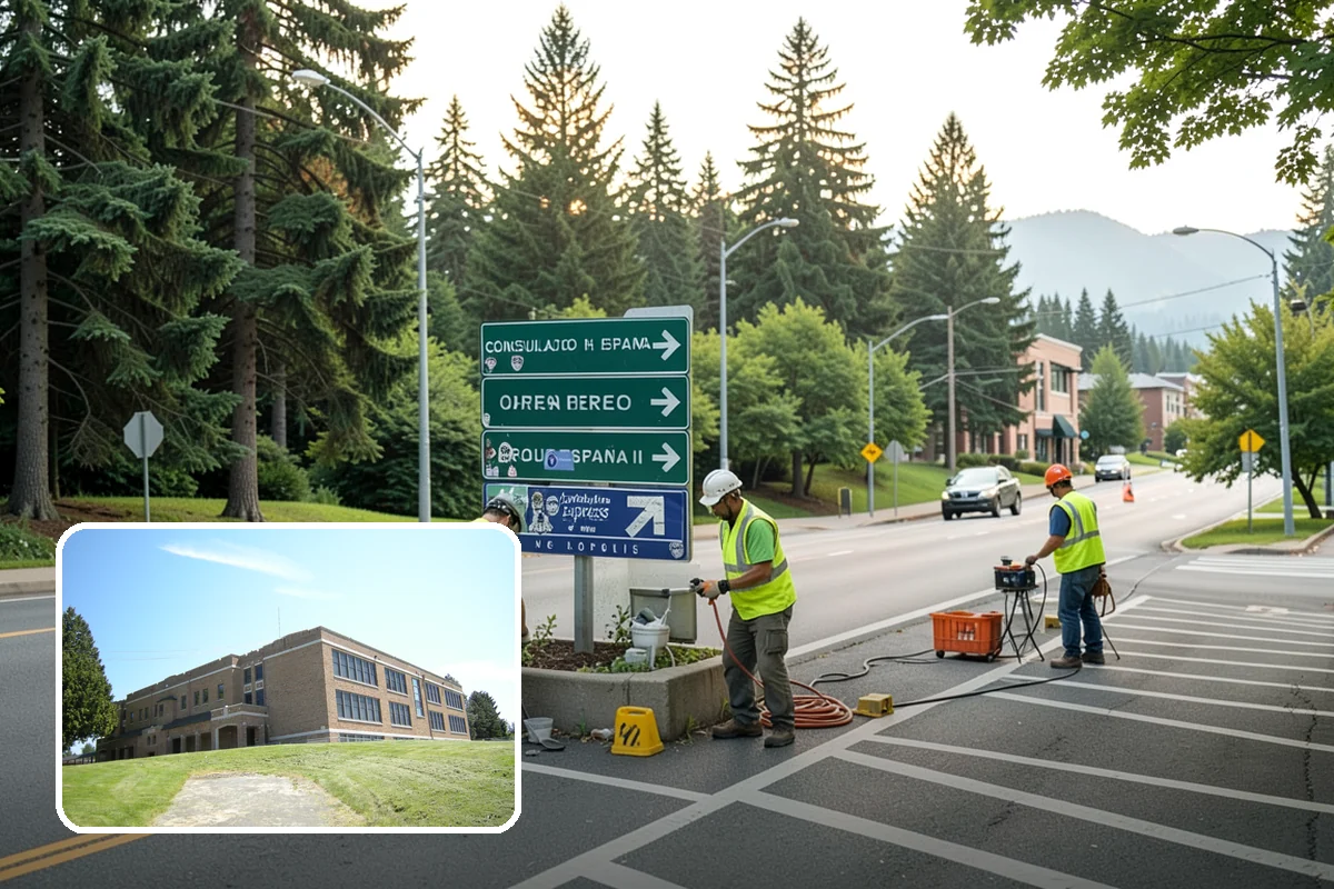 Street Tree Removal in Maple Valley, King County, WA - Eliminates hazard trees before failure across busy corridors