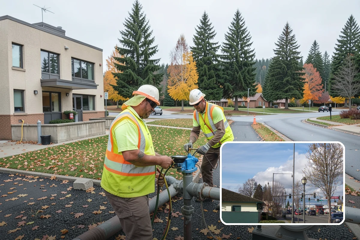 Street Tree Removal in Marysville, Snohomish County, WA - Eliminates hazard trees before failure across busy corridors