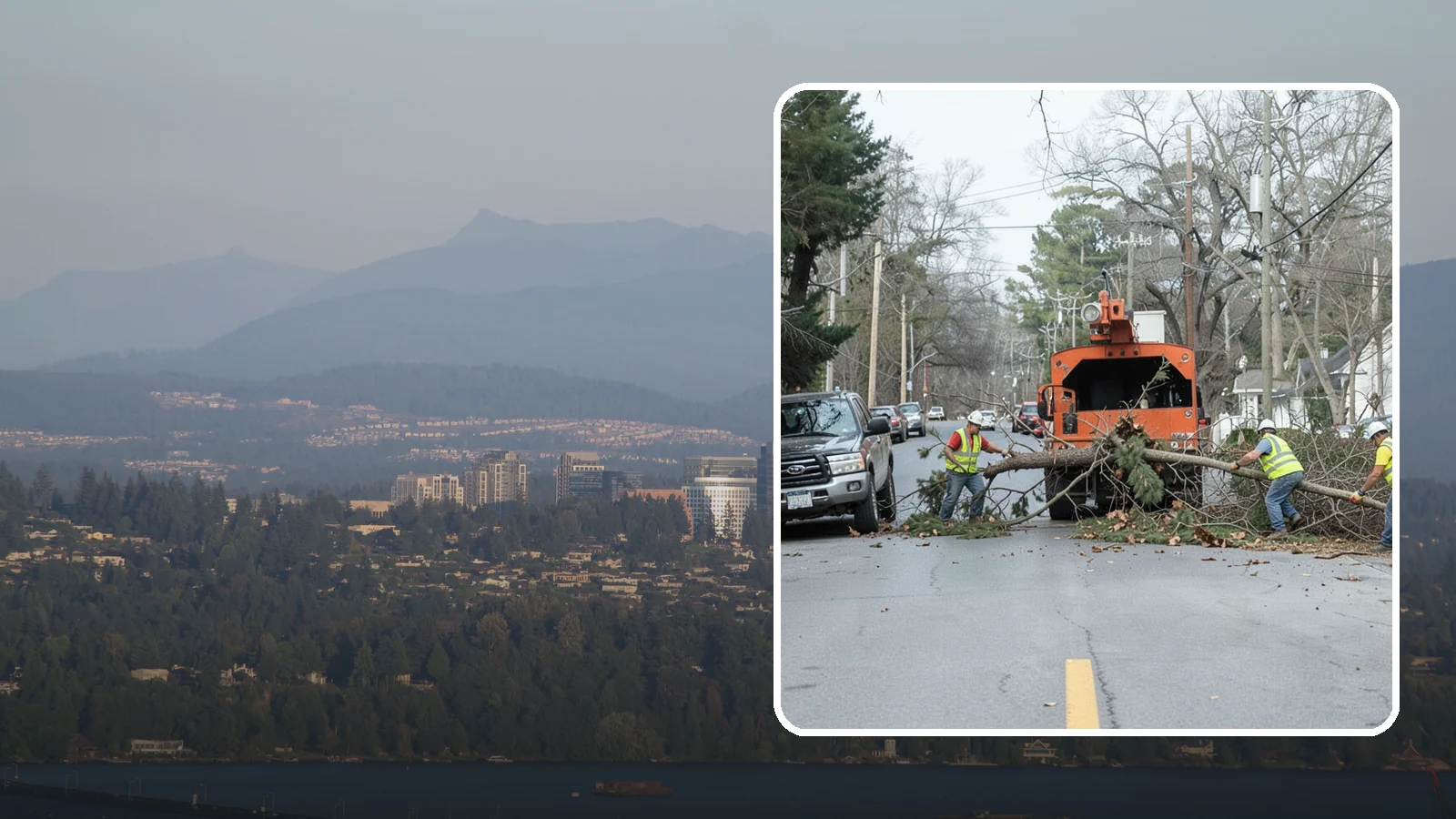 Street Tree Removal in Medina, King County, WA - Permitted removal of dead, declining, or conflicting street trees in the public right-of-way with full traffic control and site...