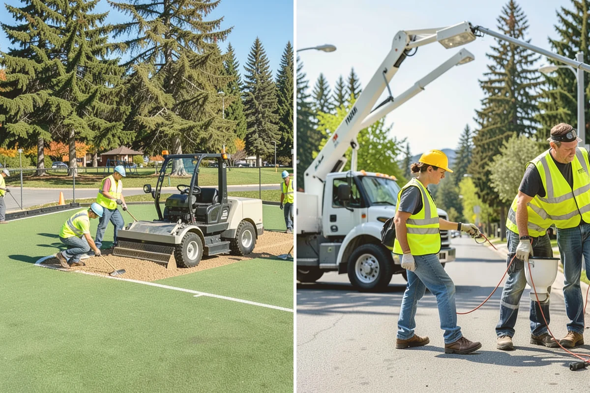 Street Tree Removal in Milton, King County, WA - Removal authorization, permitting, and utility locates confirmed
