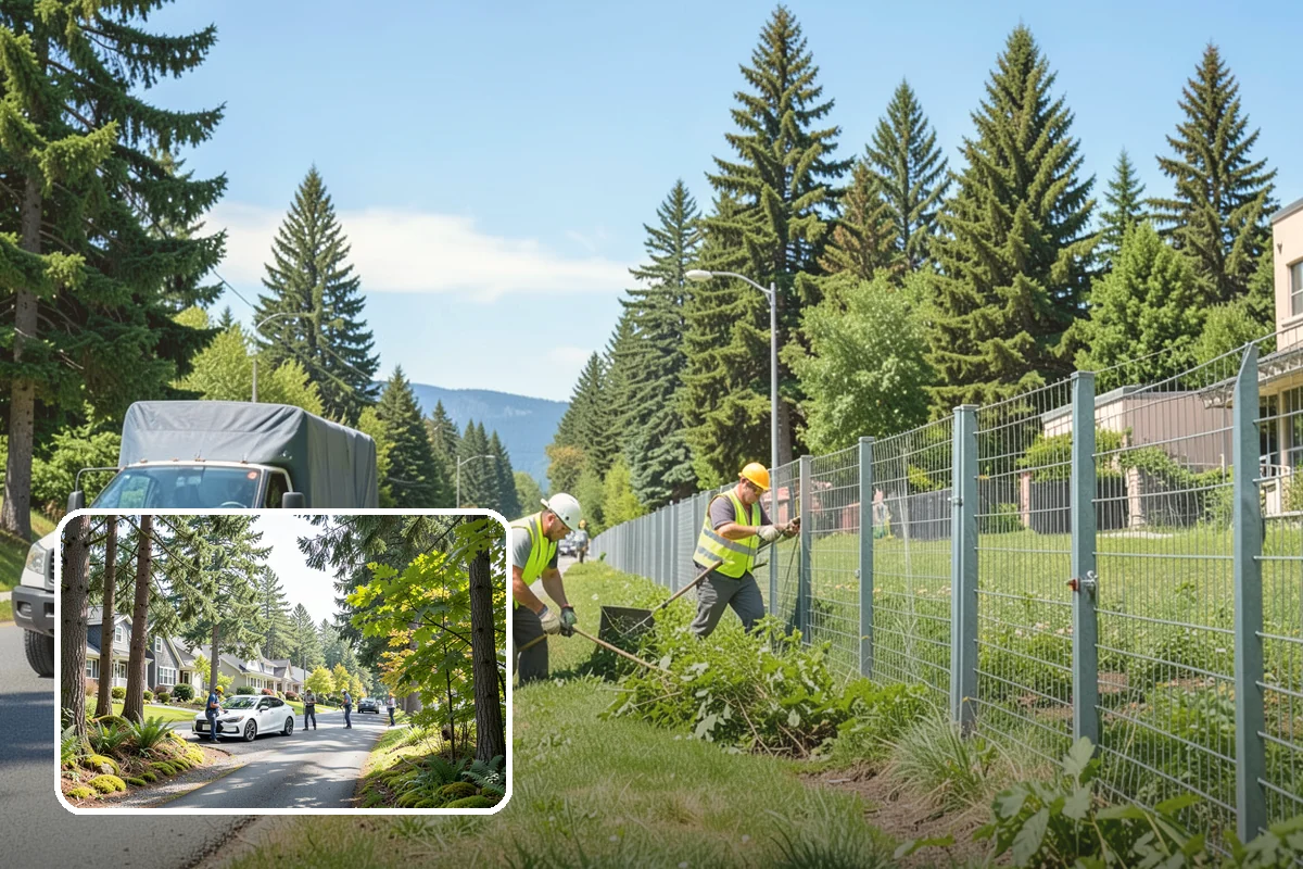 Street Tree Removal in Normandy Park, King County, WA - Eliminates hazard trees before failure across busy corridors