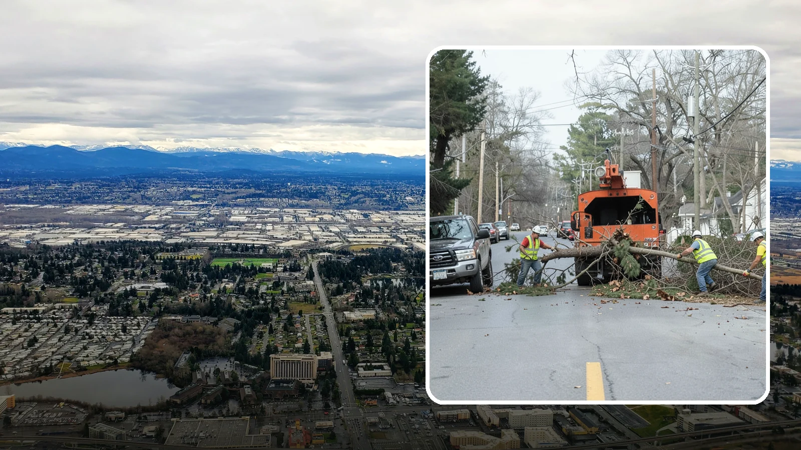 Street Tree Removal in SeaTac, King County, WA - Permitted removal of dead, declining, or conflicting street trees in the public right-of-way with full traffic control and site...