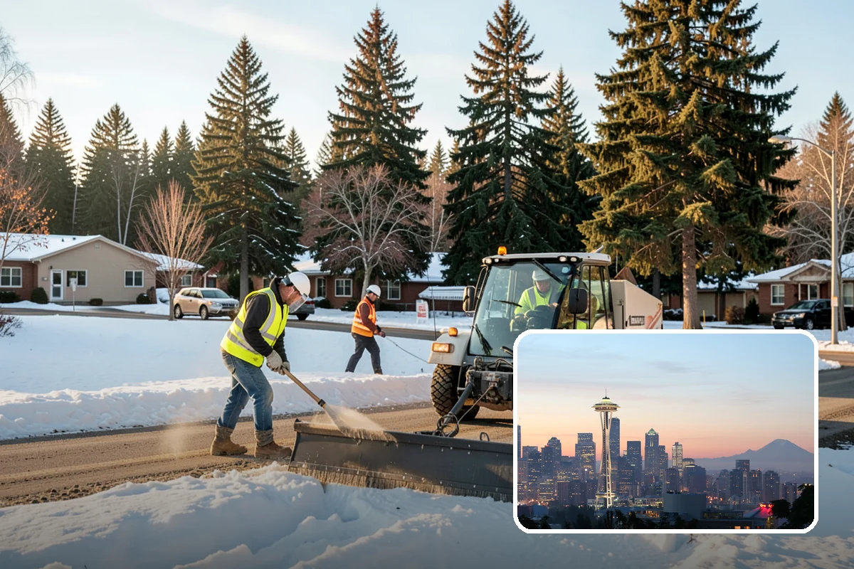 Street Tree Removal in Seattle, King County, WA - Eliminates hazard trees before failure across busy corridors