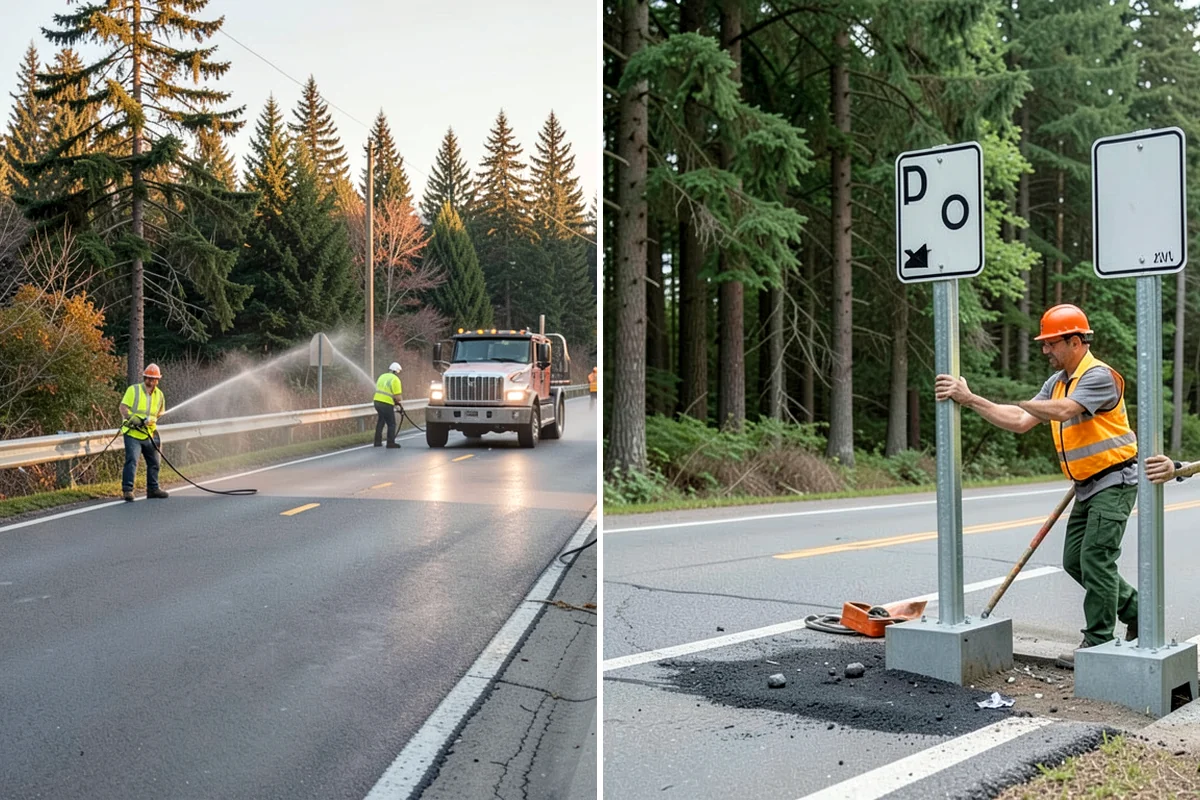 Street Tree Removal in Shoreline, King County, WA - Removal authorization, permitting, and utility locates confirmed