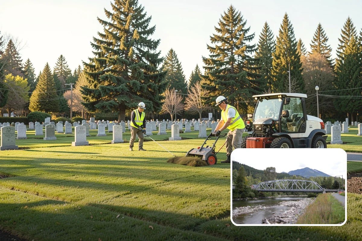 Street Tree Removal in Skykomish, King County, WA - Eliminates hazard trees before failure across busy corridors