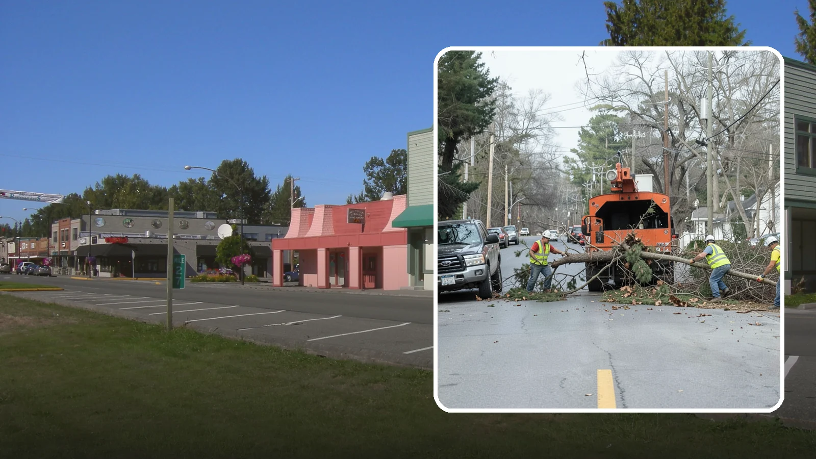 Street Tree Removal in Snoqualmie, King County, WA - Permitted removal of dead, declining, or conflicting street trees in the public right-of-way with full traffic control and site...