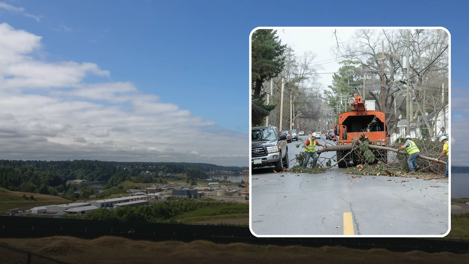 Street Tree Removal in University Place, Pierce County, WA - Permitted removal of dead, declining, or conflicting street trees in the public right-of-way with full traffic control and site...
