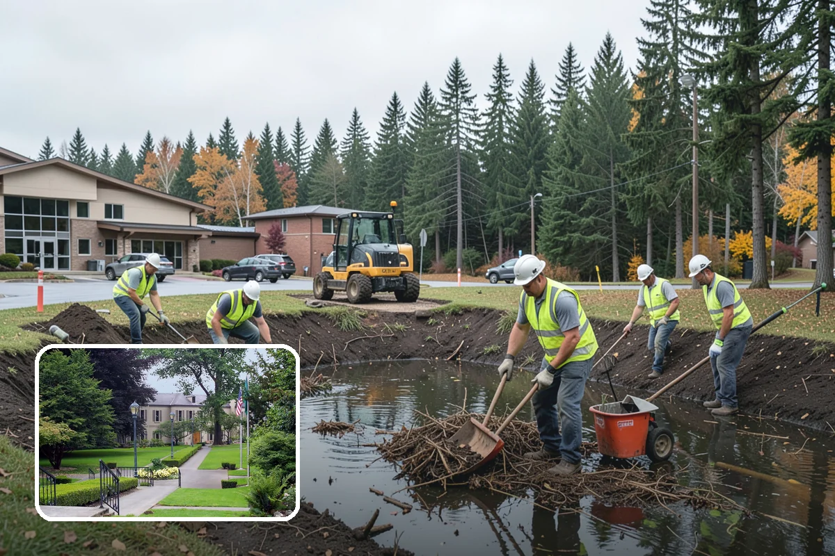 Street Tree Removal in Woodinville, King County, WA - Eliminates hazard trees before failure across busy corridors