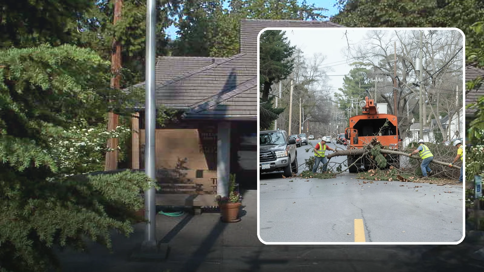 Street Tree Removal in Yarrow Point, King County, WA - Permitted removal of dead, declining, or conflicting street trees in the public right-of-way with full traffic control and site...