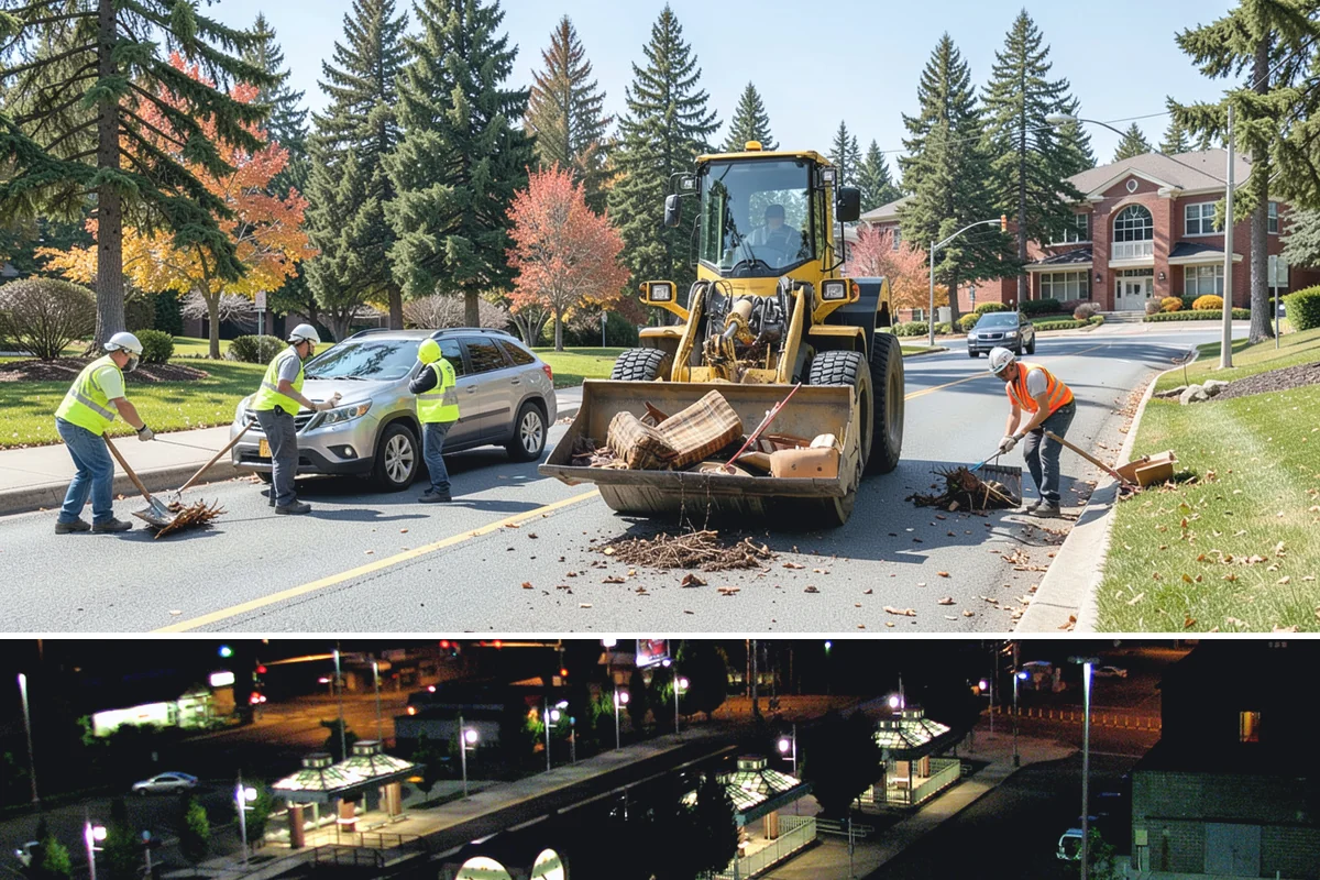 Streetscape Maintenance in Auburn, King County, WA - Spring and summer bring the heaviest color rotations and watering, while fall and winter focus on evergreen displays, holiday...