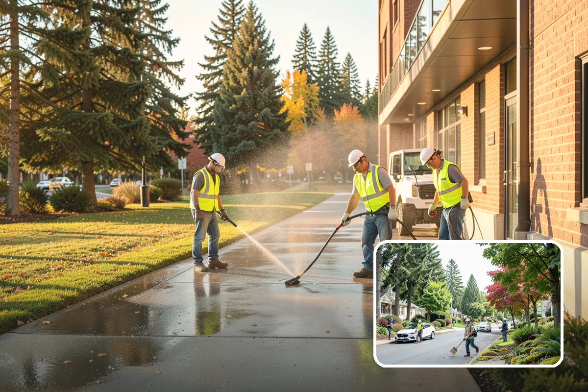 Streetscape Maintenance in Beaux Arts Village, King County, WA - Vibrant corridors that support downtown business and tourism