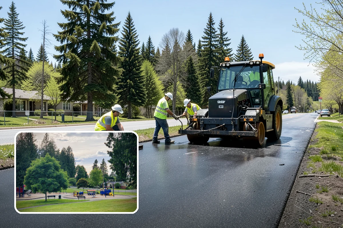 Streetscape Maintenance in Bonney Lake, Pierce County, WA - Vibrant corridors that support downtown business and tourism