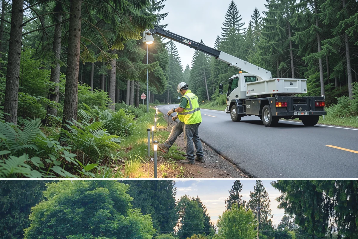 Streetscape Maintenance in Bonney Lake, Pierce County, WA - Spring and summer bring the heaviest color rotations and watering, while fall and winter focus on evergreen displays, holiday...